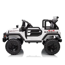 Двухместный детский электромобиль M 6376EBLR-1 белый Jeep фото 33