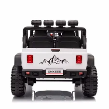 Двухместный детский электромобиль M 6376EBLR-1 белый Jeep фото 66