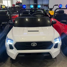 Детский электромобиль M 6408EBLRS-2 черный Toyota двухместный фото 33