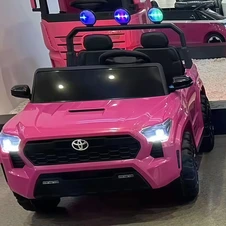 Детский электромобиль M 6408EBLR-1 белый Toyota двухместный купить