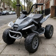 Детский квадроцикл на аккумуляторе M 6242EL-11(24V) серый