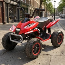 Детский квадроцикл на аккумуляторе M 6242EL-3(24V) красный