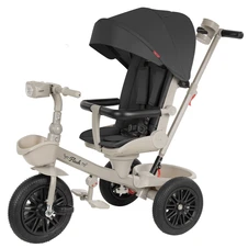 Трехколесный велосипед Tilly Flash T-3812 Black черный складной