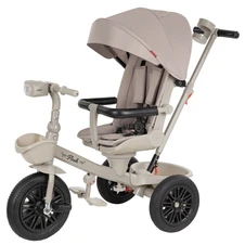 Трехколесный велосипед Tilly Flash T-3812 Grey серый складной