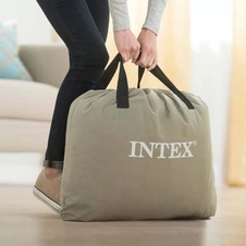 Надувная велюр кровать Intex 64124 двухместная фото 55