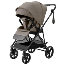 Прогулочная коляска Carrello Extra CRL-5532 Spring Beige бежевая с поворотным блоком