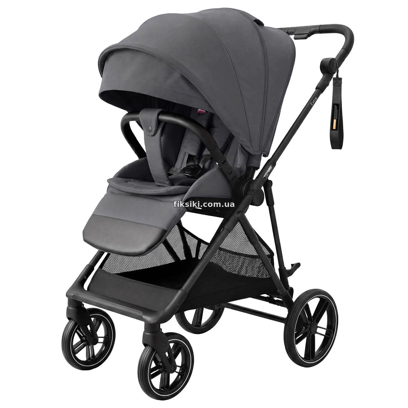Прогулочная коляска Carrello Extra CRL-5532 Chrome Grey серая с