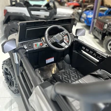 Детский электромобиль M 6353EBLR-1 белый джип с мягким сиденьем фото 66