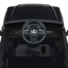 Детский электромобиль M 6140EBLRS-2 черный Lexus с кожаным сиденьем фото 25