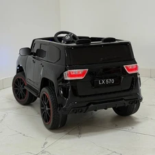 Детский электромобиль M 6140EBLRS-2 черный Lexus с кожаным сиденьем фото 77