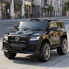 Детский электромобиль джип M 6138EBLRS-2 Toyota черный с автопокраской