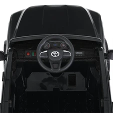 Детский электромобиль джип M 6138EBLRS-2 Toyota черный с автопокраской фото 13