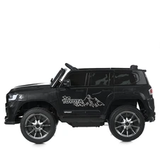 Детский электромобиль джип M 6138EBLRS-2 Toyota черный с автопокраской фото 29