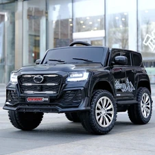 Детский электромобиль джип M 6138EBLRS-2 Toyota черный с автопокраской купить