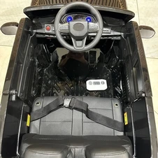 Детский электромобиль джип M 6138EBLRS-2 Toyota черный с автопокраской фото 55