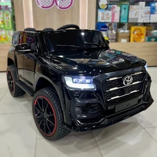 Детский электромобиль джип M 6138EBLRS-2 Toyota черный с автопокраской фото 66