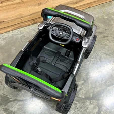 Детский электромобиль M 6357EBLR-8 розовый Jeep мягкое сиденье фото 55