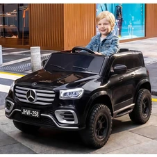 Детский электромобиль M 6365EBLRS-2 черный Mercedes с мягким сиденьем