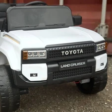 Детский электромобиль 2155FDEBLR-1(24V) белый Toyota с EVA колесами фото 44