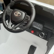 Детский электромобиль 2155FDEBLR-1(24V) белый Toyota с EVA колесами фото 66