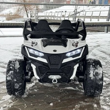 Детский электромобиль M 6075(2)EBLR-1(24V) белый двухместный багги с 4 моторами фото 11