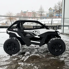 Детский электромобиль M 6075(2)EBLR-1(24V) белый двухместный багги с 4 моторами фото 77