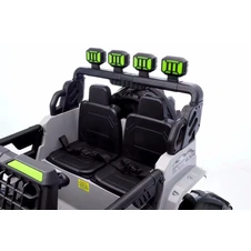 Двухместный детский электромобиль M 6380EBLR-11(24V) серый джип 4 мотора фото 13