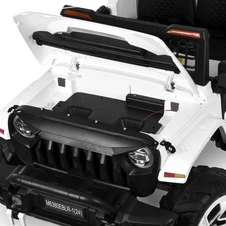Двухместный детский электромобиль M 6380EBLR-1(24V) белый джип 4 мотора фото 14