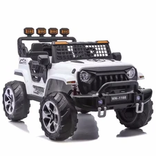 Двухместный детский электромобиль M 6380EBLR-1(24V) белый джип 4 мотора фото 44