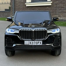 Детский электромобиль M 6364EBLRS-2 черный двухместный BMW фото 11