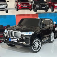 Детский электромобиль M 6364EBLRS-2 черный двухместный BMW фото 13