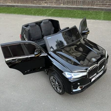 Детский электромобиль M 6364EBLRS-2 черный двухместный BMW фото 32