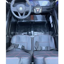 Детский электромобиль M 6364EBLRS-2 черный двухместный BMW фото 25
