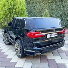 Детский электромобиль M 6364EBLRS-2 черный двухместный BMW фото 66