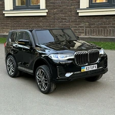 Детский электромобиль M 6364EBLRS-2 черный двухместный BMW фото 77