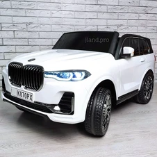Детский электромобиль M 6364EBLR-1 белый двухместный BMW купить