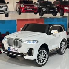 Детский электромобиль M 6364EBLR-1 белый двухместный BMW фото 55