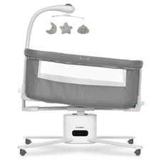 Приставная кровать El Camino Dream ME 1223 Gray серая с подвесными игрушками фото 55