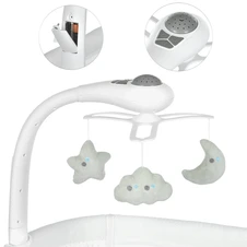 Приставная кровать El Camino Dream ME 1223 White белая с подвесными игрушками фото 99