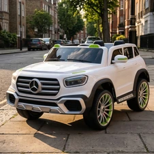 Двухместный детский электромобиль M 6379EBLR-1 белый Mercedes с EVA колесами