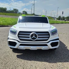 Двухместный детский электромобиль M 6379EBLR-1 белый Mercedes с EVA колесами фото 11