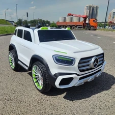 Двухместный детский электромобиль M 6379EBLR-1 белый Mercedes с EVA колесами купить