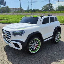 Двухместный детский электромобиль M 6379EBLR-1 белый Mercedes с EVA колесами фото 55