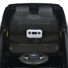 Детский электромобиль джип M 6139EBLRS-2 BMW с кожаным сиденьем фото 13