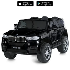 Детский электромобиль джип M 6139EBLRS-2 BMW с кожаным сиденьем купить