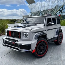 Детский электромобиль Mercedes M 6404EBLR-11(24V) серый светятся фары