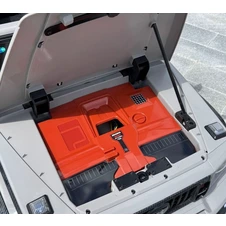 Детский электромобиль Mercedes M 6404EBLR-11(24V) серый светятся фары фото 32