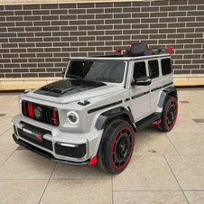 Детский электромобиль Mercedes M 6404EBLR-11(24V) серый светятся фары купить
