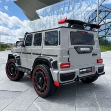 Детский электромобиль Mercedes M 6404EBLR-11(24V) серый светятся фары фото 55