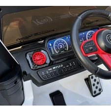 Детский электромобиль Mercedes M 6404EBLR-1(24V) белый светятся фары фото 99